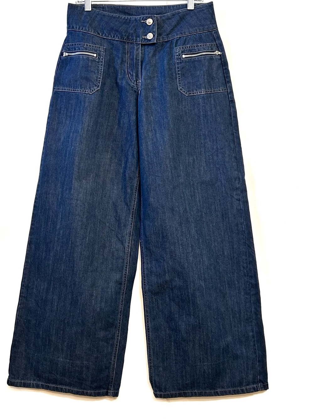 PRINCESS POLLY Unwritten Mid Rise Wide Leg Jeans - Picture 4 of 10